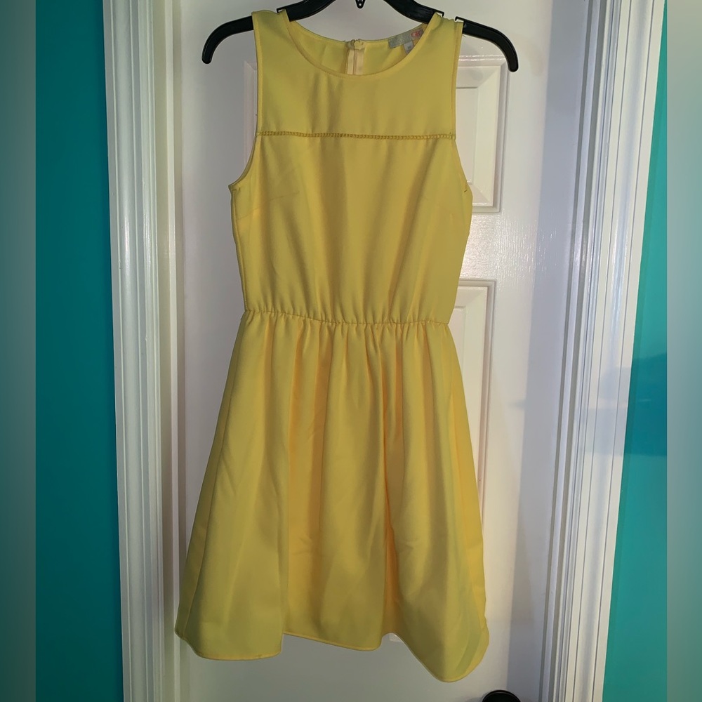 Yellow sun dress